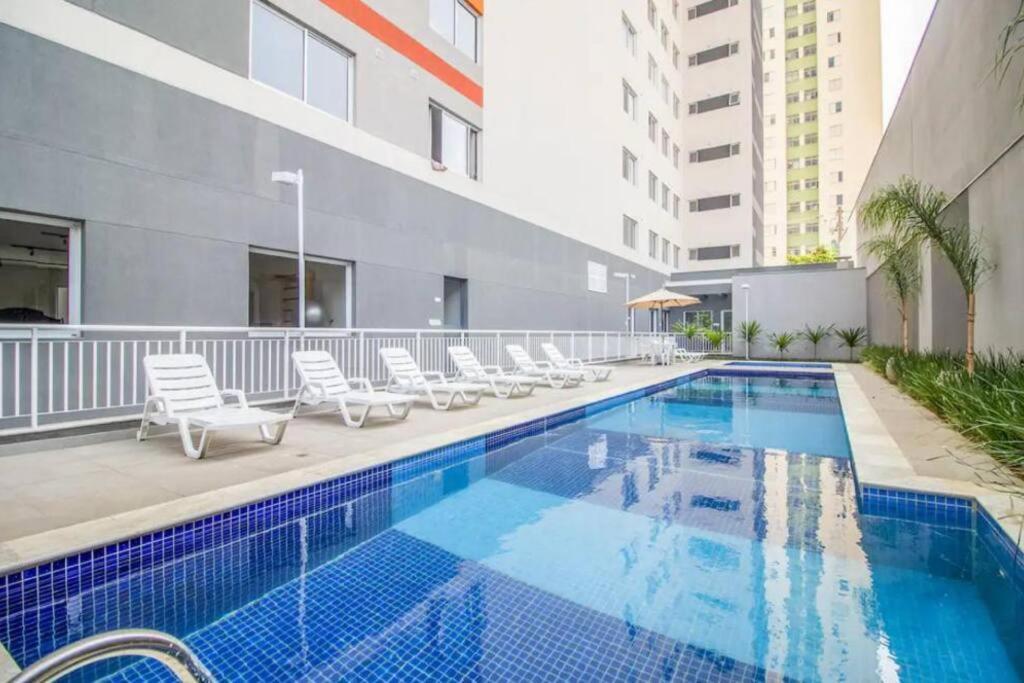 Novo Studio Zafira Metro Bras C/ Piscina São Paulo Exterior foto